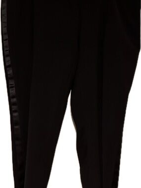 Little Black Tux BLACK SLIM FIT TUXEDO PANTS W/ SATIN BACK POCKET